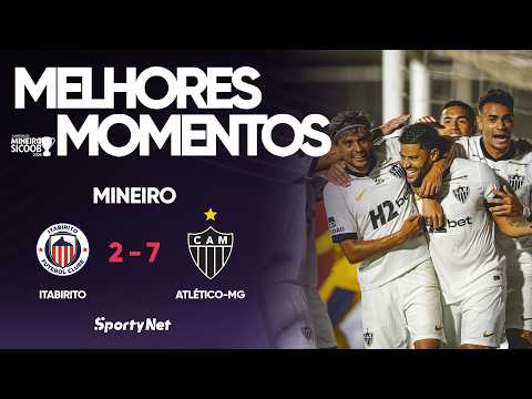 ATLÉTICO-MG GOLEIA O ITABIRITO E GARANTE LUGAR NA SEMIFINAL DO MINEIRO! – Melhores Momentos
