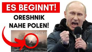 Oreshnik-Einschlag nahe polnischer Grenze (Video) – Russland droht USA mit Raketenangriff“