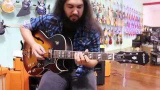 Video thumbnail for Epiphone ES-175 Premium Archtop Guitar Playthrough by Allans Billy Hyde