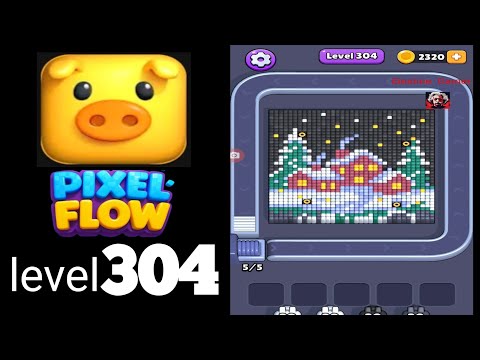 Pixel Flow Level 304 Walkthrough