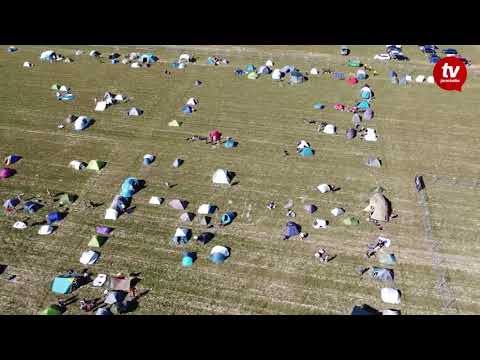 Jarocin Festiwal 2022  Miasto gotowe na festiwal  Ujęcia z drona