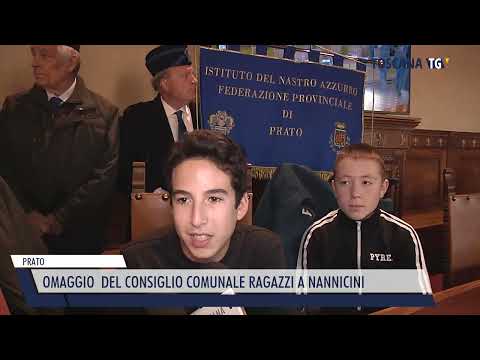 2023-02-21 PRATO - OMAGGIO  DEL CONSIGLIO COMUNALE RAGAZZI A NANNICINI