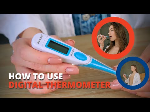 Digital Thermometer Paramed. How to use a thermometer. Mistakes using oral, underarm, rectal modes