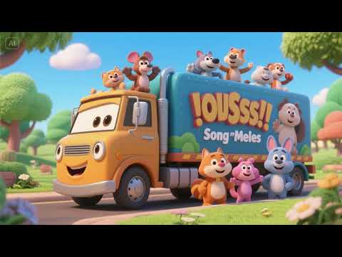 Animal Friends’ Truck Song Medley | Nursery Rhymes & Kids Songs