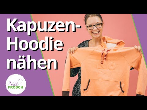 Anleitung Kapuzen Hoodie nähen - Nähanleitung Schnittmuster TIBU