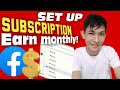 SET UP FACEBOOK PAGE SUBSCRIPTION earn  ₱2,600 per person monthly! @BOB377