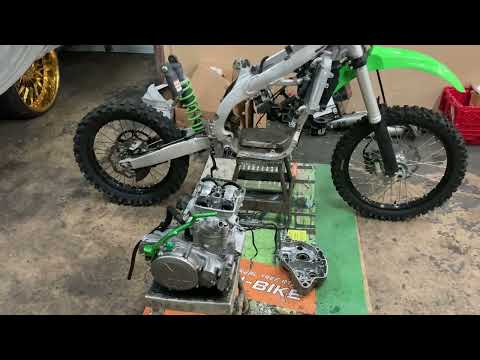 2016 kx450f “theveetouch” Quick Teardown New Left Engine Casing New Complete Engine Gasket Kit