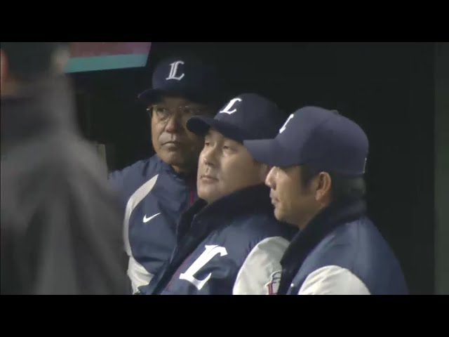 2回裏 これが伊原野球だ!! 『 偽装スクイズ』で貴重な追加点を奪う!! 2014/4/9 L-H