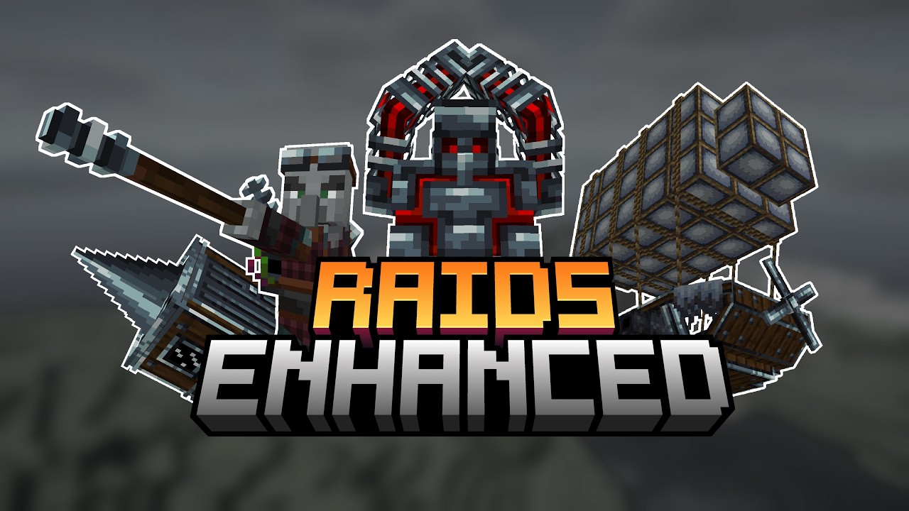 Raids:Enhanced Minecraft Mod Release Trailer