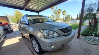 2004 al 2009 lexus RX330 como cambiar tubo del termostato y como remover motor de arranque