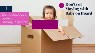 The Dos and Don’ts of Moving with a Baby or Toddler