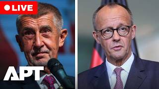 LIVE: Germany’s Friedrich Merz & Czech PM Andrej Babis Speak to Media | APT