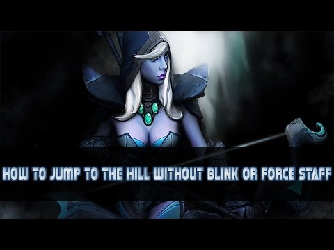DOTA 2 - How to Jump to the Hill without Blink or Force Staff #6.86