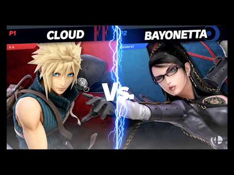 Calabrel (Bayonetta) vs Smooth (Cloud) pt. 2 - Smash Ultimate 7.0.0