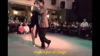 LUCILA BARDACH y MARCELO LAVERGATA bailando el tango EN EL SALON en SOHO TANGO