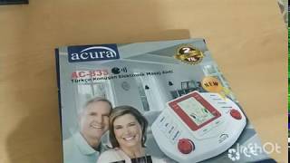 Acura AC-833K Türkçe Konuşan Elektronik Masaj A