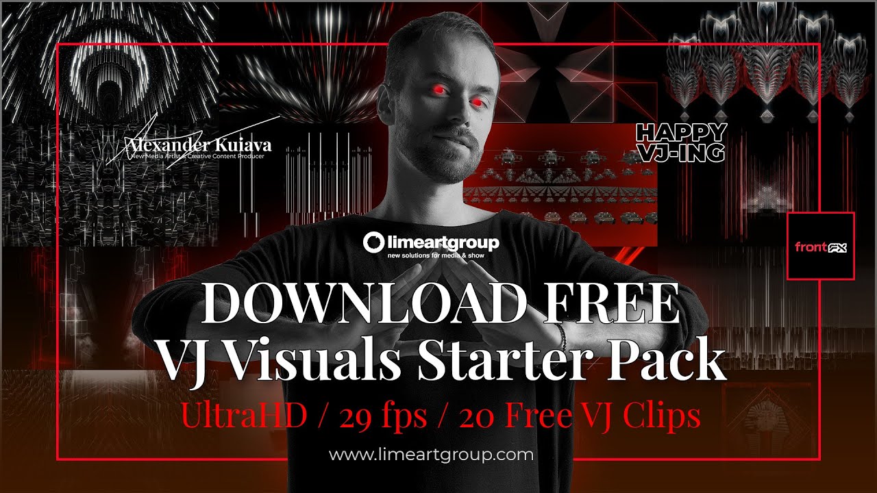 Download Free Starter VJ Loops Pack | Free VJ Loops | 4K Animated Backgrounds