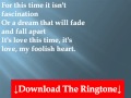 Rod Stewart - My Foolish Heart Lyrics 