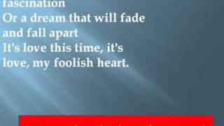 Rod Stewart - My Foolish Heart Lyrics
