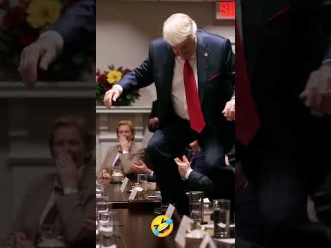 Trump Dances on the Table*#TrumpDance  *#ViralMoment  *#FunnyTrump