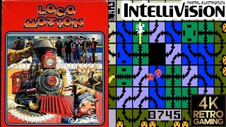 Loco-Motion Intellivision 4k Gameplay