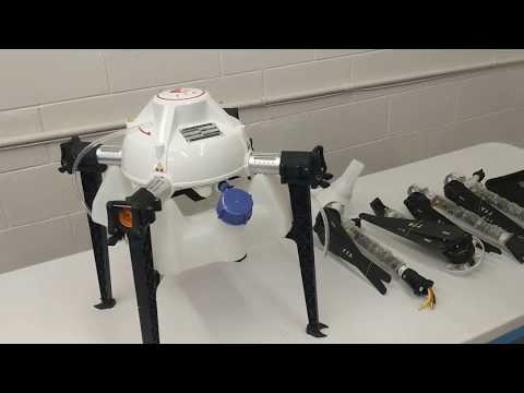 M4E 5 Liter UAV Crop Spraying Drone Intro