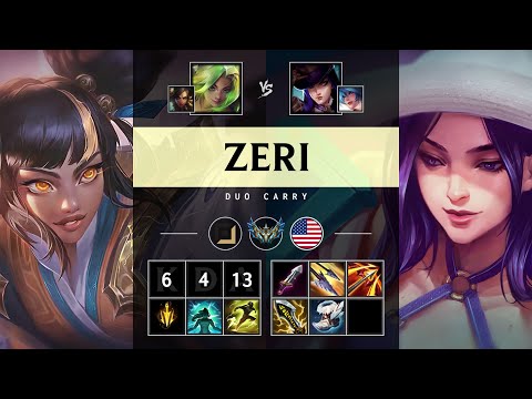 Zeri ADC vs Caitlyn - NA Challenger Patch 25.21