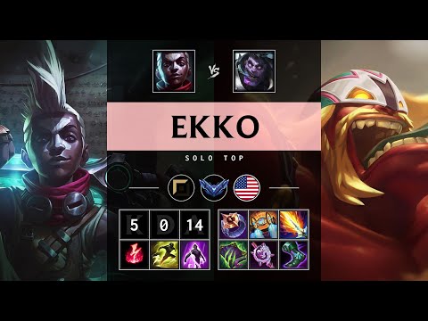 Ekko Top vs Dr. Mundo - NA Diamond Patch 25.21