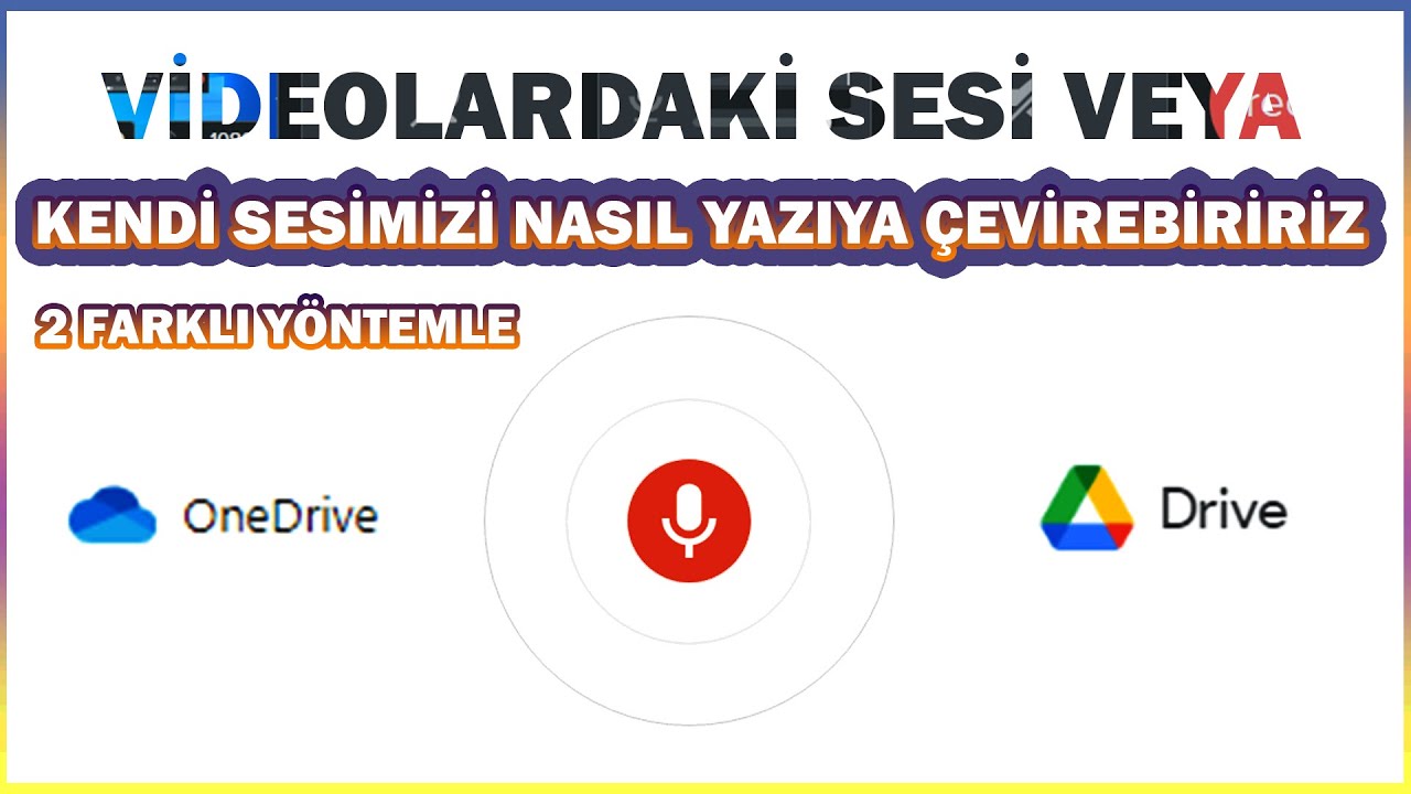 Videodaki Sesi veya Kendi Sesimizi Yazıya-Metne Çevirme | Tüm Dillerdeki Sesi Metne Çevirme #2