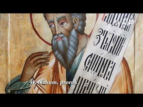 Katolički kalendar 1.12.2016. - Sveti Nahum, prorok