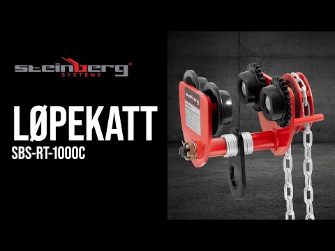 video - Løpekatt - 1000 kg - 70-110 mm - med kjede