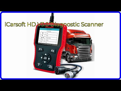 REVIEW (2025): iCarsoft HD V3.0 Diagnostic Scanner. ESSENTIAL details.