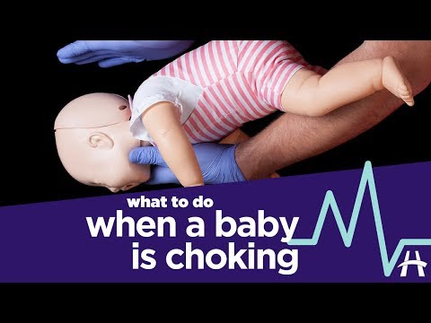What to do when a baby is choking