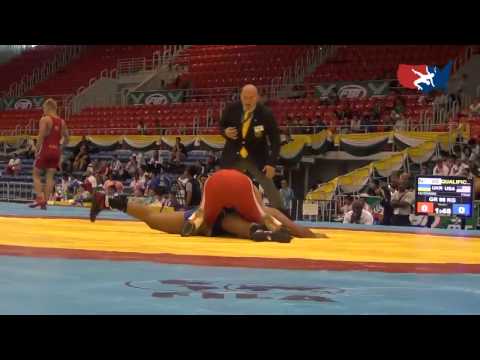 2012 Junior Worlds - GR 96kg - Marcus Finau (USA) vs. Samir Voloshanin (UKR)