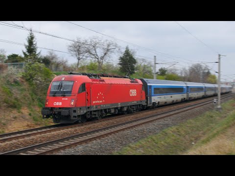 Vlaky v úseku odb. Rajhrad - Holasice 24.4.2022