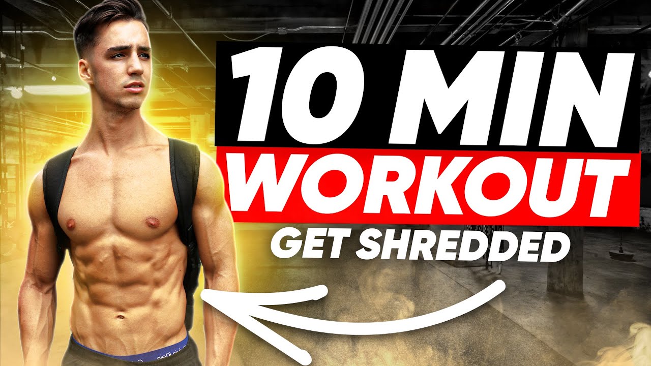 10 MIN MORNING WORKOUT (SHREDDED BODYWEIGHT WORKOUT!) - YouTube