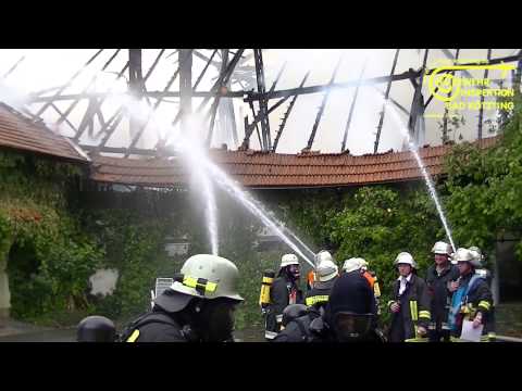 Großbrand in Ränkam am 24. Mai 2015