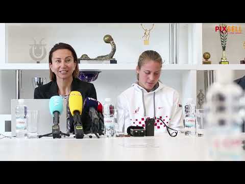 Iva Majoli i Tara Wurth na konferenciji teniske reprezentacije