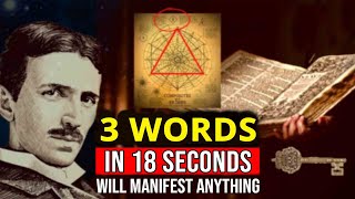 3 POWERFUL WORDS THAT MANIFEST ANYTHING IN 18 SECONDS
