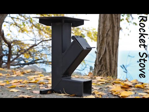 Simple Camping "Rocket Stove" Build DIY 🔥