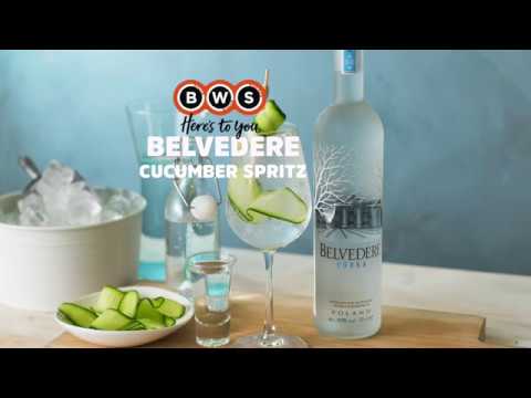 BWS Belvedere Cucumber Spritz
