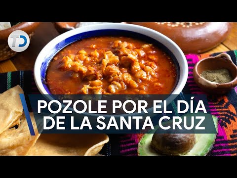 Celebran Día de la Santa Cruz con pozole