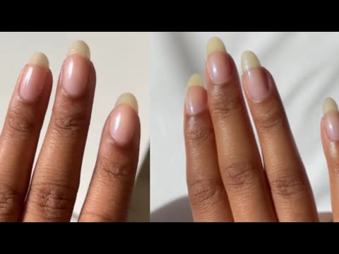 NAIL CARE ROUTINE ✨ long natural nails | at home manicure ~ pamper routine/self-care 💕