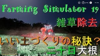 いい土づくりは大根！？　Farming Simulator 19