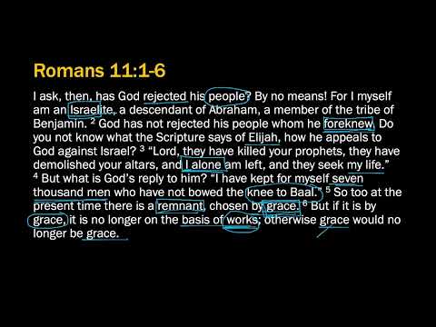 Romans 11:1-6: A Remnant Chosen by Grace