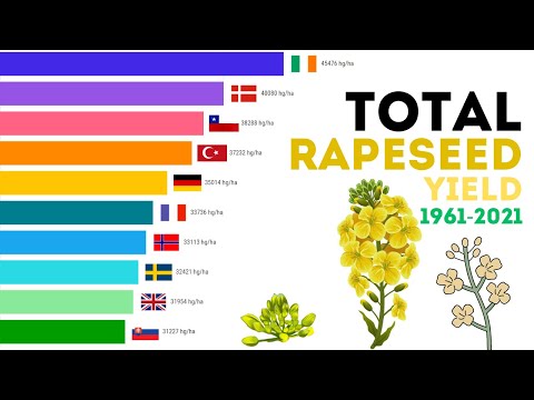 Total Rapeseed Yield 1961-2021
