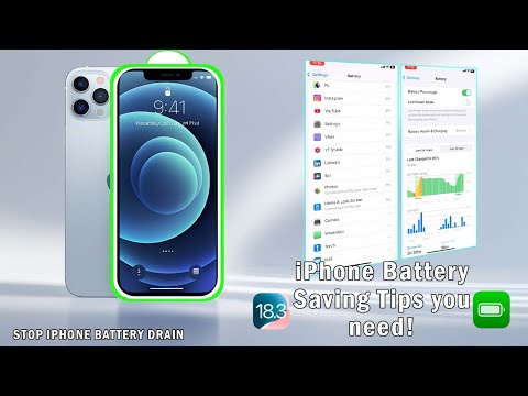 iOS 18 3 Must Know Tricks to Fix iPhone Battery Drain | iPhone Battery Saving Tips you need!