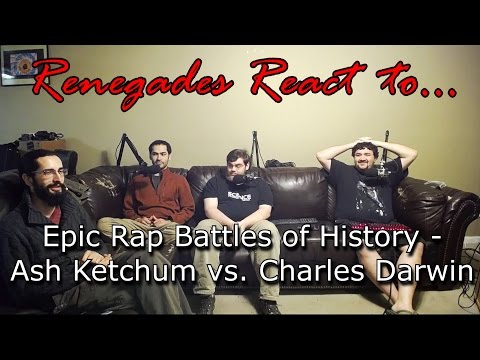 Renegades React to... Epic Rap Battles of History - Ash Ketchum vs. Charles Darwin