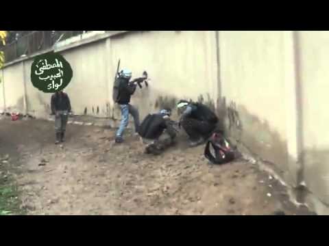 اشتباكات بين كتيبة عبد الله بن سلام  وقوات النظام في محيط إدارة المركبات مدينة حرستا