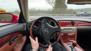 13k-Mile 2004 Lexus SC430 Driving 